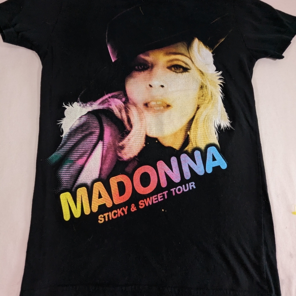 Madonna Sticky & Sweet 2008 Concert Tee Small